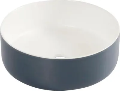 Obrázek produktu pro Umyvadlo na desku Differnz Mira keramika modrá bílá 36 cm 38.009.04