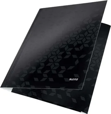 Obrázok produktu pre Leitz 39820095, Dosky na dokumenty s chlopňami, A4, Polypropylén (PP), Čierna, 150 listy, Elastická gumička