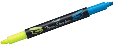 Produktbild von Pentel Textmarker m. 2 Spitzen