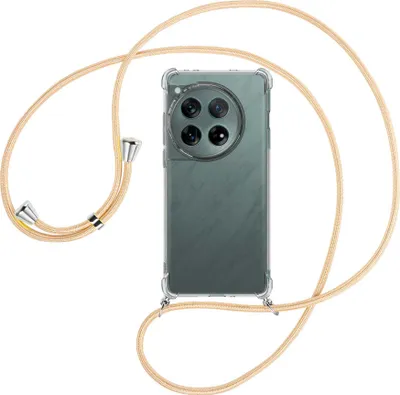 Produktbild von Handykette Backcover-Schutzhülle mit Band (Metall silberfarben) für OnePlus 12 5G (PJD110) - Goldkordel