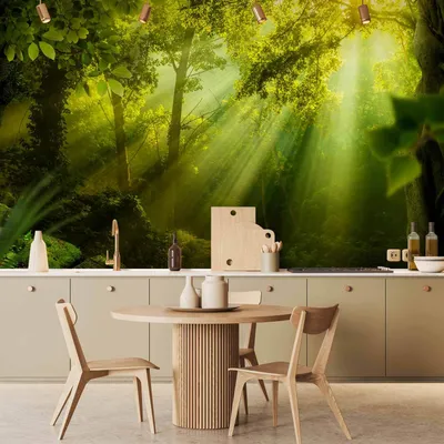 Produktbild von Vlies Fototapete - In a Secret Forest 350x256 cm Landschaften c-A-0077-a-a