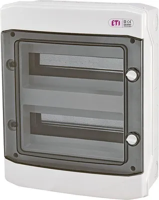 Produktbild von ETI Kleinverteiler Aufputz 2-reihig 24 Module IP65