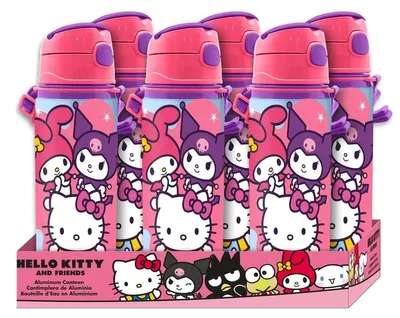Produktbild von Hello Kitty und Freunde Aluminiumflasche 600ml