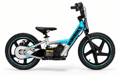 Produktbild von Elektro Laufrad für Kinder RIRIBIKE RTX6 S 24V (16"), Blau, Lithium-Akku, 250-W-Motor, Scheibenbremse