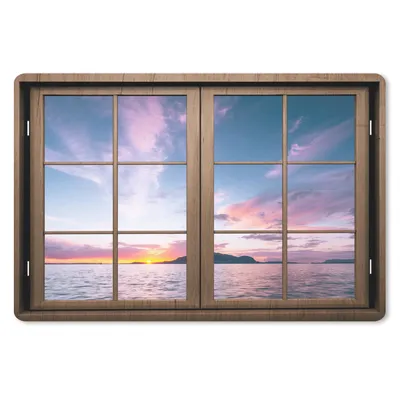 Produktbild von MuchoWow® Mauspad Mousepad Aussicht - Meer - Berge 27x18 cm - Mousepads - Maus Mat - Pad - Mausunterlage - Büroartikel - Desk Matten