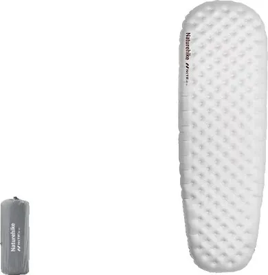 Zdjęcie produktu dla Materac dmuchany, ultralekki, odporny na wilgoć, mumia 186x58cm