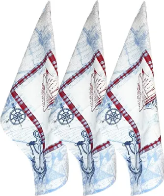 Obrázek produktu pro HOME ELEMENTS Sada 3 utěrek 50*70 cm, Plachetnice