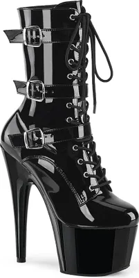 Produktbild von ADORE-1043 Herren Booties von Pleaser, Schwarz Lack , EU 37, US 7