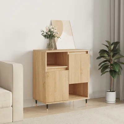 Produktbild von The Living Store Sideboard Sonoma-Eiche 60x35x70 cm Holzwerkstoff