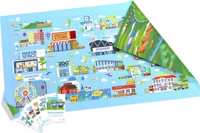 Produktbild von Sphero Experimentierkasten Code Mat City/Golf 218 x 114 cm