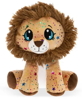 Image de Lion Star Sparkle peluche brune 37cm assis 0m+