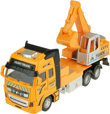 Immagine prodotto di Escavatore da cantiere con pala mobile, trazione su autocarro