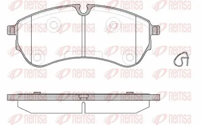 Produktbild von REMSA Bremsbeläge Satz Hinten Bremsklötze für VW Crafter Kastenwagen (SY, SX) 1830.00