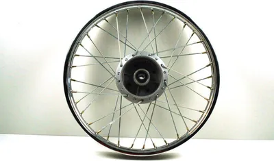Productafbeelding van Achterwielvelg 17-1.40 met trommelrem voor Ranger Classic bromfiets, spaakvelg