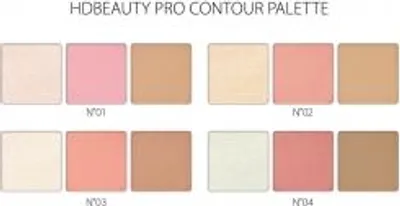 Obrázek produktu pro Paleta pro konturování Procontour 04 ** Hd Beauty