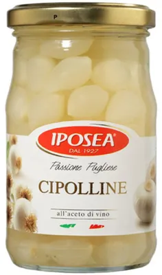 Image de Petits oignons au vinaigre de vin, 290 g, marque Iposea
