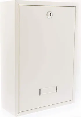 Produktbild von Burg-Wächter MB11BK MB11 Briefkasten aus verzinktem Stahl mit Rückzugang