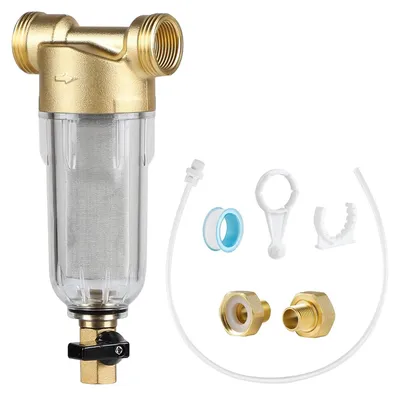 Imagen del producto de Elzusha: Filtro de agua reutilizable para sedimentos, con filtración de 40 micras