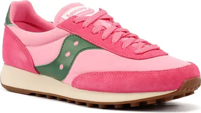 Image de Saucony Trainer 80 Pink/Forest Trainers