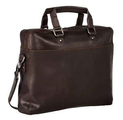 Produktbild von LEONHARD HEYDEN Henkeltasche Laptoptasche mit Laptopfach Dakota Zipped Briefcase 1 Compartment Brown braun
