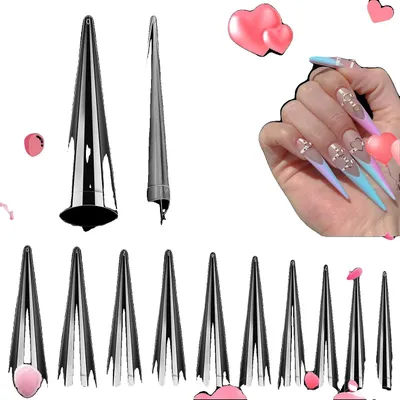 Productafbeelding van Kunstnagels, amandelvorm, 240 stuks, roze
