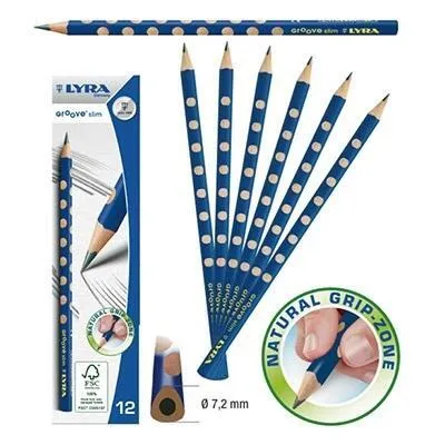 Zdjęcie produktu dla Lyra Groove Slim HB - 12 ergonomicznych ołówków do rysowania