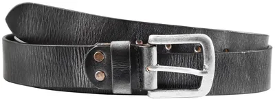 Produktbild von Leonardo Verrelli Herren Gürtel LV0143 hochwertiges Echt Leder, schwarz, 80 cm - 150 cm (Bundweite) kürzbar