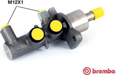 Produktbild von BREMBO M 59 039 Bremszylinder Hauptbremszylinder für OPEL Astra G CC (T98) Zafira A (T98) Astra H GTC (A04) Astra G Caravan (T98) Astra H TwinTop