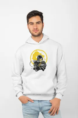 Produktbild von D&B Uni Hoodie MO00036 Mortal Combat Weiß-Größe XL