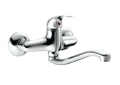 Produktbild von KFA Baryt Waschtisch-Wandbatterie, Chrom (550-810-00)
