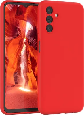 Produktbild von EAZY CASE Silikonhülle für Samsung Galaxy A13 4G Silikon Backcover Schutz in Rot