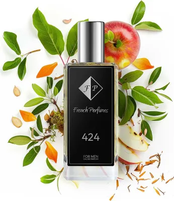 Produktbild von FP French Perfumes | Herrenparfüm Nr. 424 – Clasicc Blackk – 60 ml – 20 % Parfümöl | Orientalisch-Fougère Herrenduft – Elegant, Modern & Langanhaltend