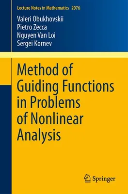 Obrázok produktu pre Method of Guiding Functions in Problems of Nonlinear Analysis