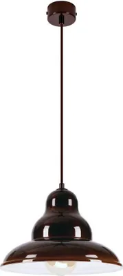 Productafbeelding van BULMA 1 Hanglamp - Industrieel design, metaal, bruin, 1xE27