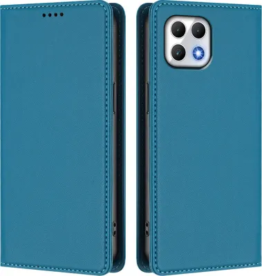 Immagine prodotto di Custodia in pelle per T-Mobile REVVL 7, custodia magnetica in Finto cuoio con supporto Lake blu
