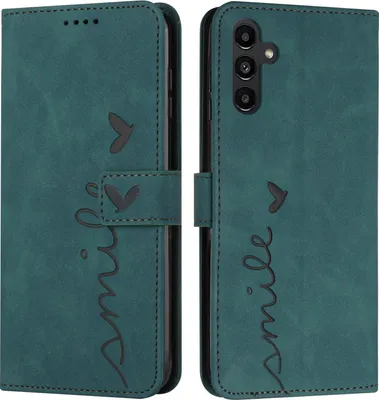 Produktbild von Samsung Galaxy S25 FE Hülle - Coverup Smile Klapphülle - Grün
