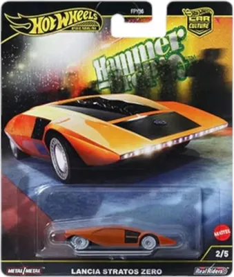 Produktbild von Mattel FPY86; HRV77 - Hot Wheels LANCIA STRATOS ZERO - % OS; VOL %