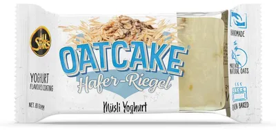 Produktbild von ALL STARS Fitness Products Hafer-Riegel - Müsli Yoghurt, Snack bars, Haferflocken, 80 g, 1907 kJ, 456 kcal, 365 kcal