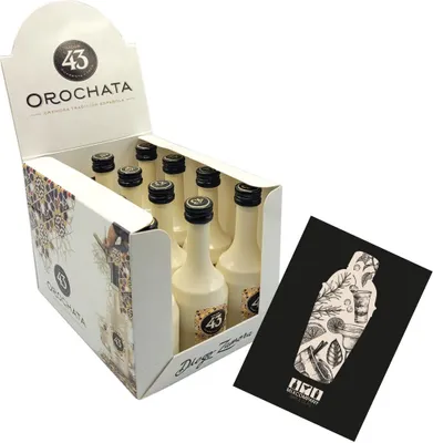 Produktbild von Licor 43 Orochata Miniatur 12x 50ml (16% vol) 12er Set Likör 0,05L Spanischer Likör- [Enthält Sulfite]