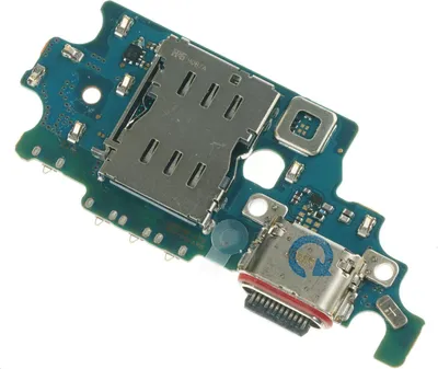 Produktbild von Ladebuchse für Samsung Galaxy S21 Plus 5G (SM-G996B) USB-C Platine Mikrofon, Simkartenleser, Speicherkartenleser Ladeanschluss Lade Eingang