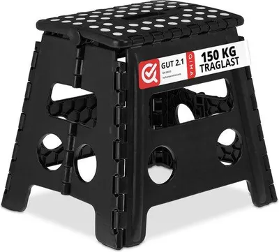 Produktbild von Famanu Klapptritt 120 kg - Antirutsch - Schwarz