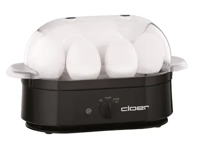 Produktbild von Cloer 6080 Eierkocher schwarz für 6 Eier