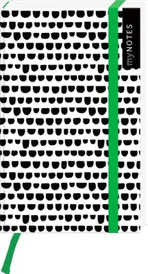 Produktbild von myNOTES Notizbuch A6: Black and White Patterns