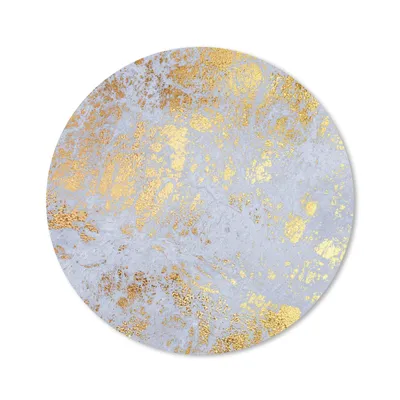 Produktbild von MuchoWow® Mauspad Mousepad Marmor - Gold - Grau 50x50 cm - Mousepads - Maus Mat - Pad - Mausunterlage - Vinyl
