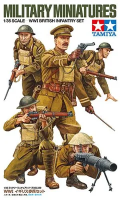 Produktbild von Tamiya 35339 - 1/35 Wwi Figuren Set Britische Infantrie - Neu