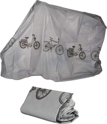 Produktbild von Scheuerfeste Fahrradhülle - 200 x 110 cm - Robuste und Wasserdichte Schutz für Fahrräder