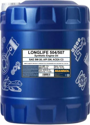 Produktbild von Mannol Longlife Longlife 504/507 5W-30 7715, Volumen 10L