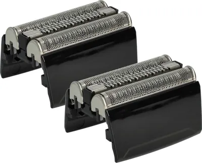 Produktbild von vhbw 2x Scherköpfe Ersatz für Braun 52S, 52B für Elektrorasierer, Schwarz
