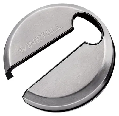 Weinfolienschneider aus Edelstahl, silber, 1 Stück