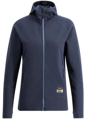 Produktbild von Lundhags Damen Tived Merino Wollhoodie Deep Blue XL